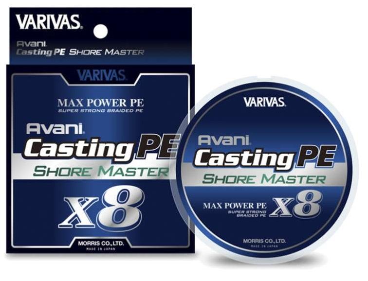 Плетеный шнур VARIVAS AVANI CASTING PE MAX POWER X8 SHORE MASTER
