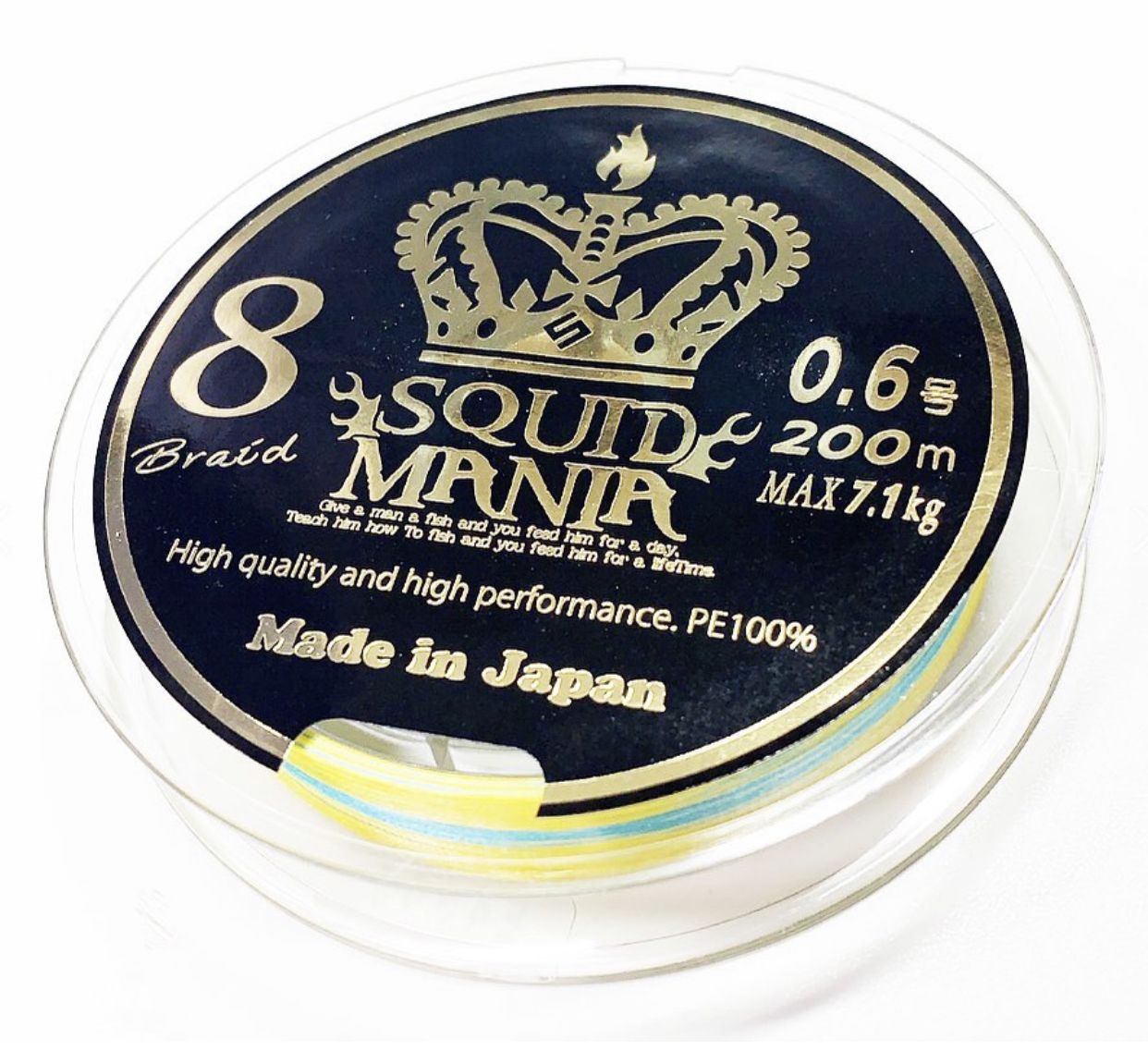 Плетеный шнур SQUID MANIA 8 BRAID PE