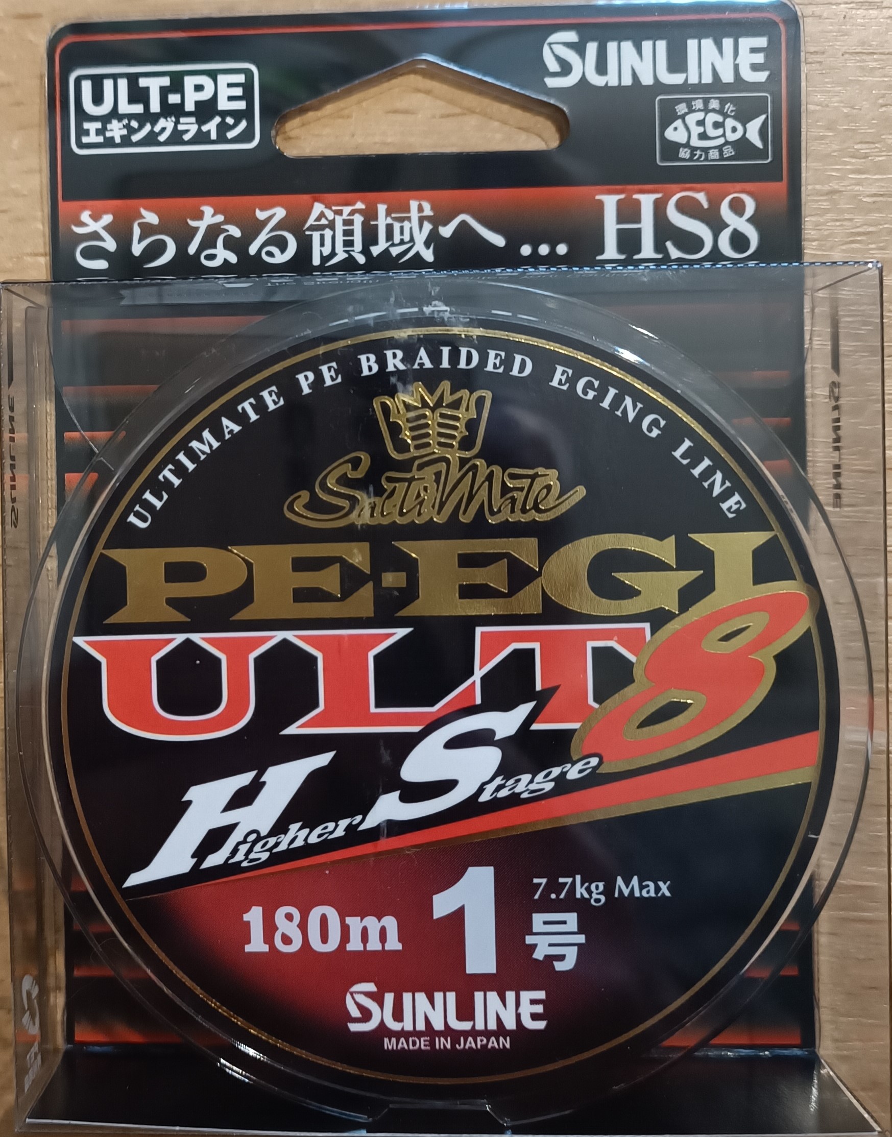 Плетеный шнур SUNLINE PE EGI ULT HS8 180M