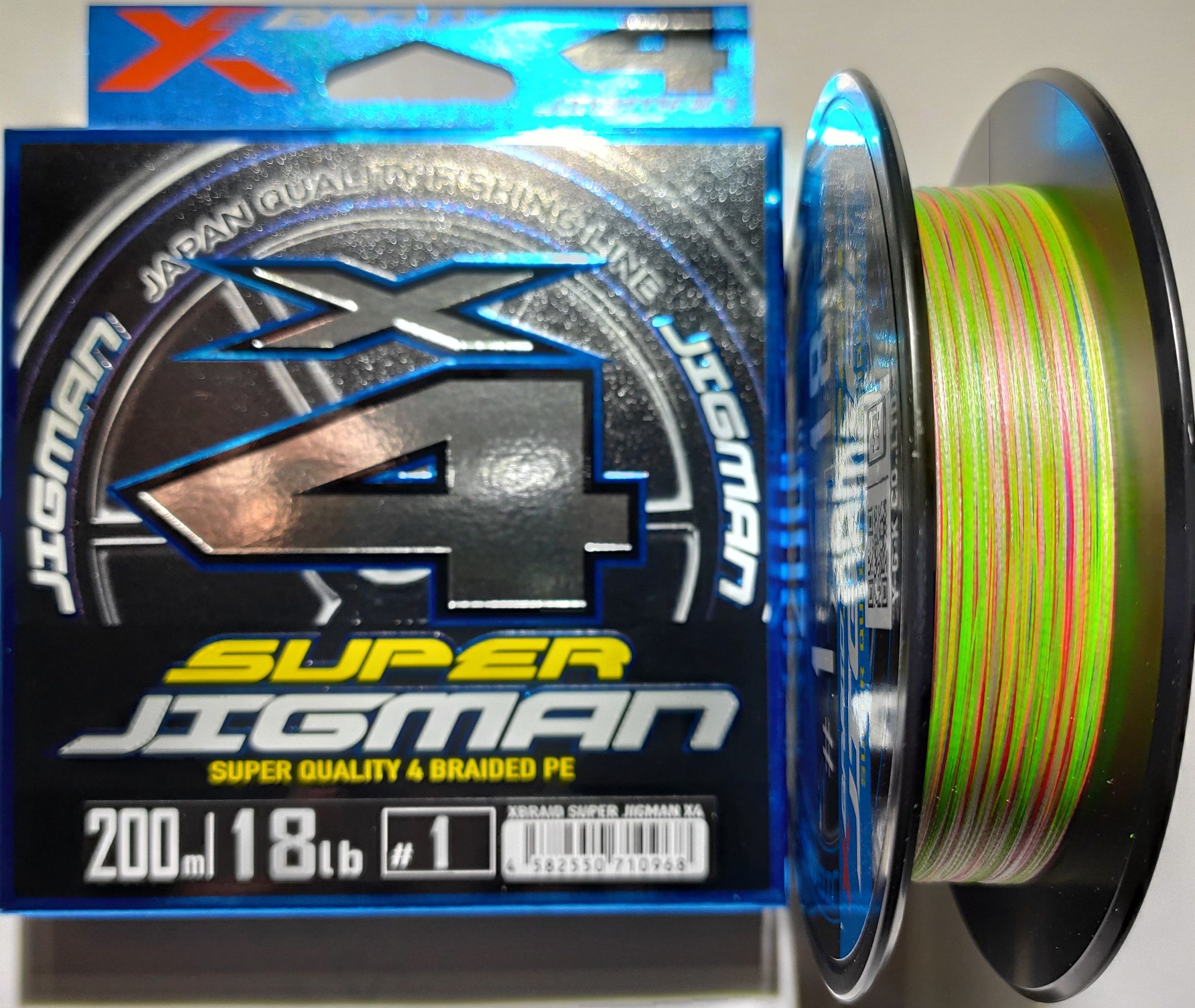 Плетеный шнур YGK X-BRAID SUPER JIGMAN X4