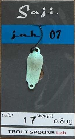 Блесна ROB TROUT SPOONS LAB SAJI JAK 07 0.8G