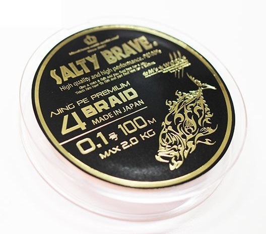 Плетеный шнур SQUID MANIA AJING PE PREMIUM 4 BRAID 100M