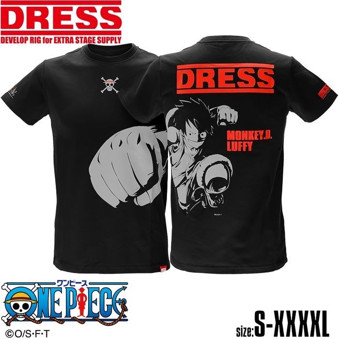 Футболка DRESS ONE PIECE COLLABORATION T-SHIRT (LUFFY)