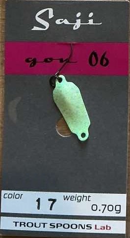 Блесна ROB TROUT SPOONS LAB SAJI GOU 06 0.7G