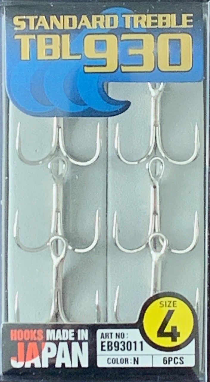 Рыболовный крючок REINS NICKEL TREBLE HOOKS TBL930