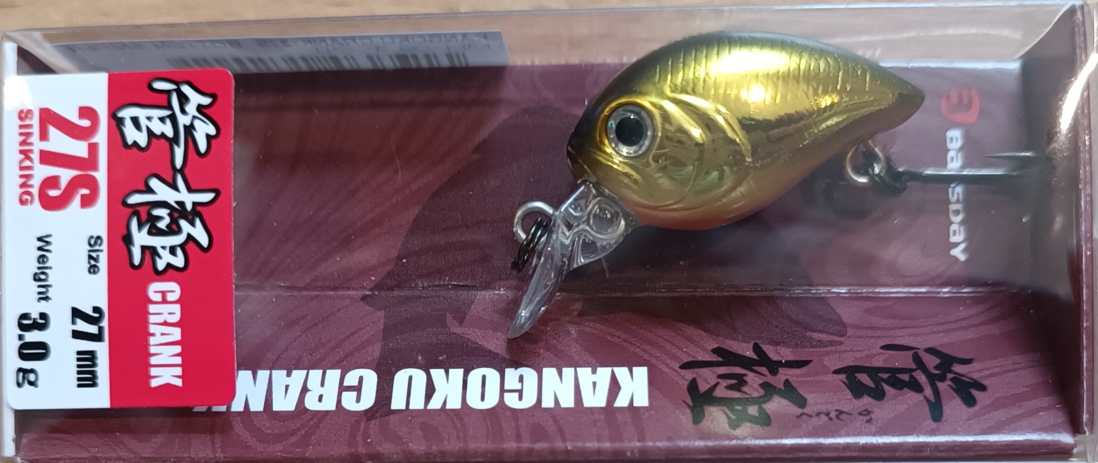 Воблер BASSDAY KANGOKU CRANK 27S BOTTOM SNIPER