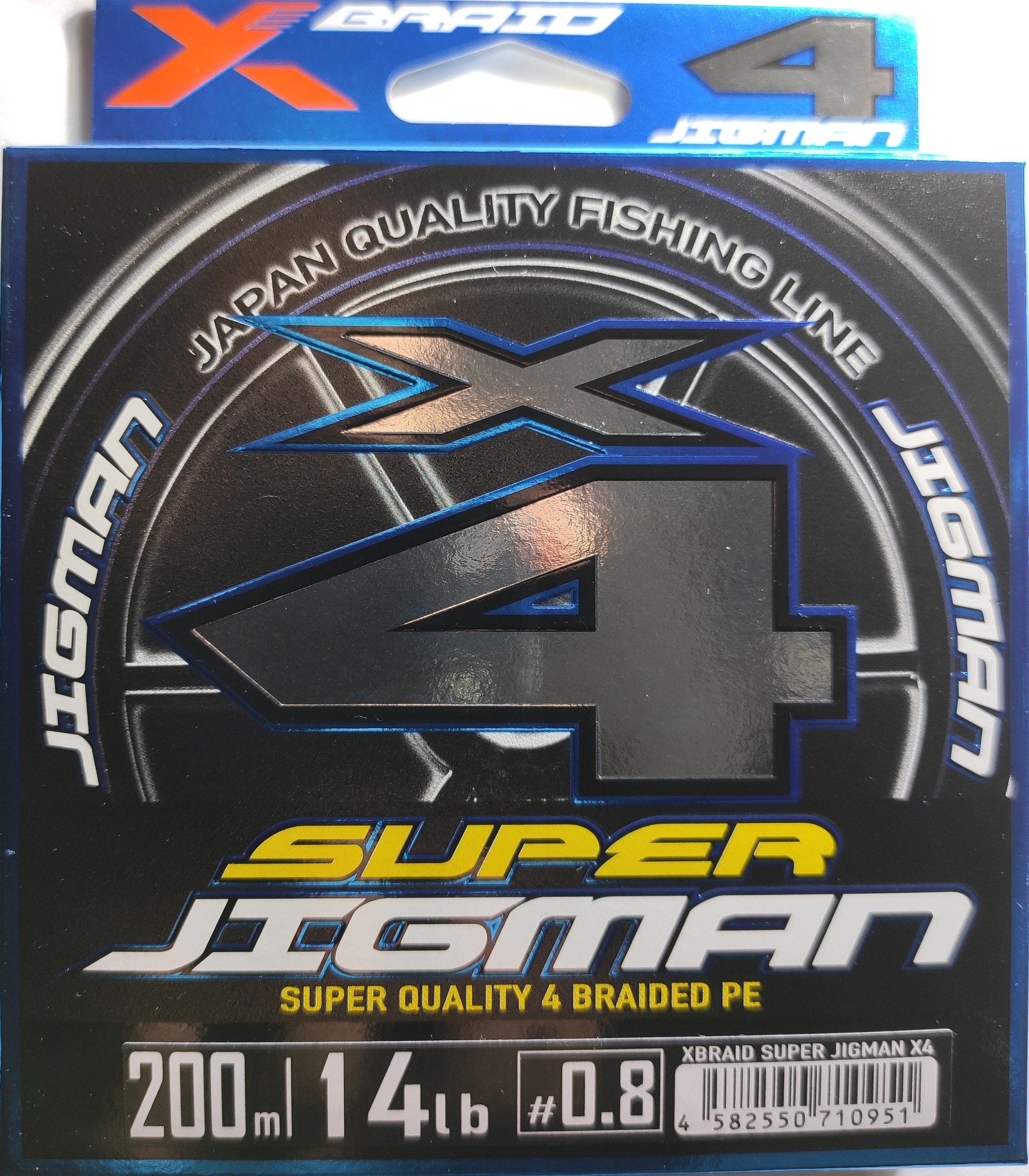 Плетеный шнур YGK X-BRAID SUPER JIGMAN X4