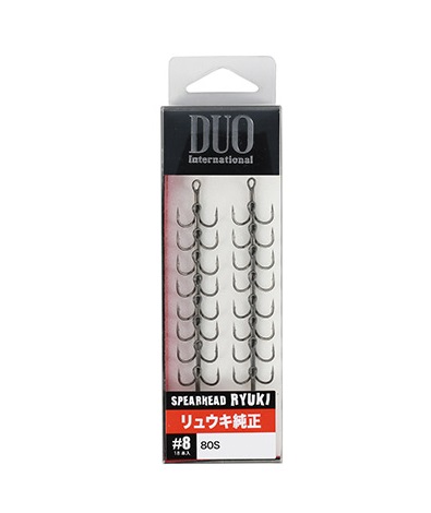 Рыболовный крючок DUO SPEARHEAD RYUKI TREBLE HOOK