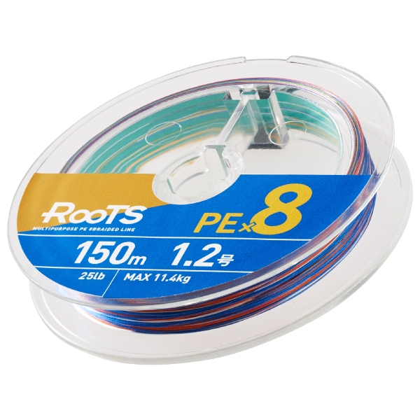 Плетеный шнур GOSEN ROOTS PE X8 150M MULTICOLOR