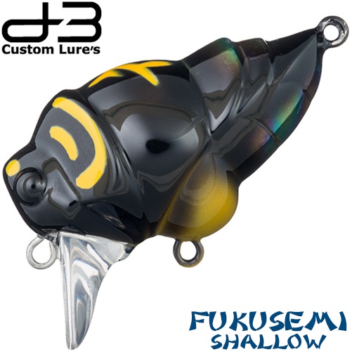Воблер D-3 CUSTOM LURES FUKUSEMI SHALLOW