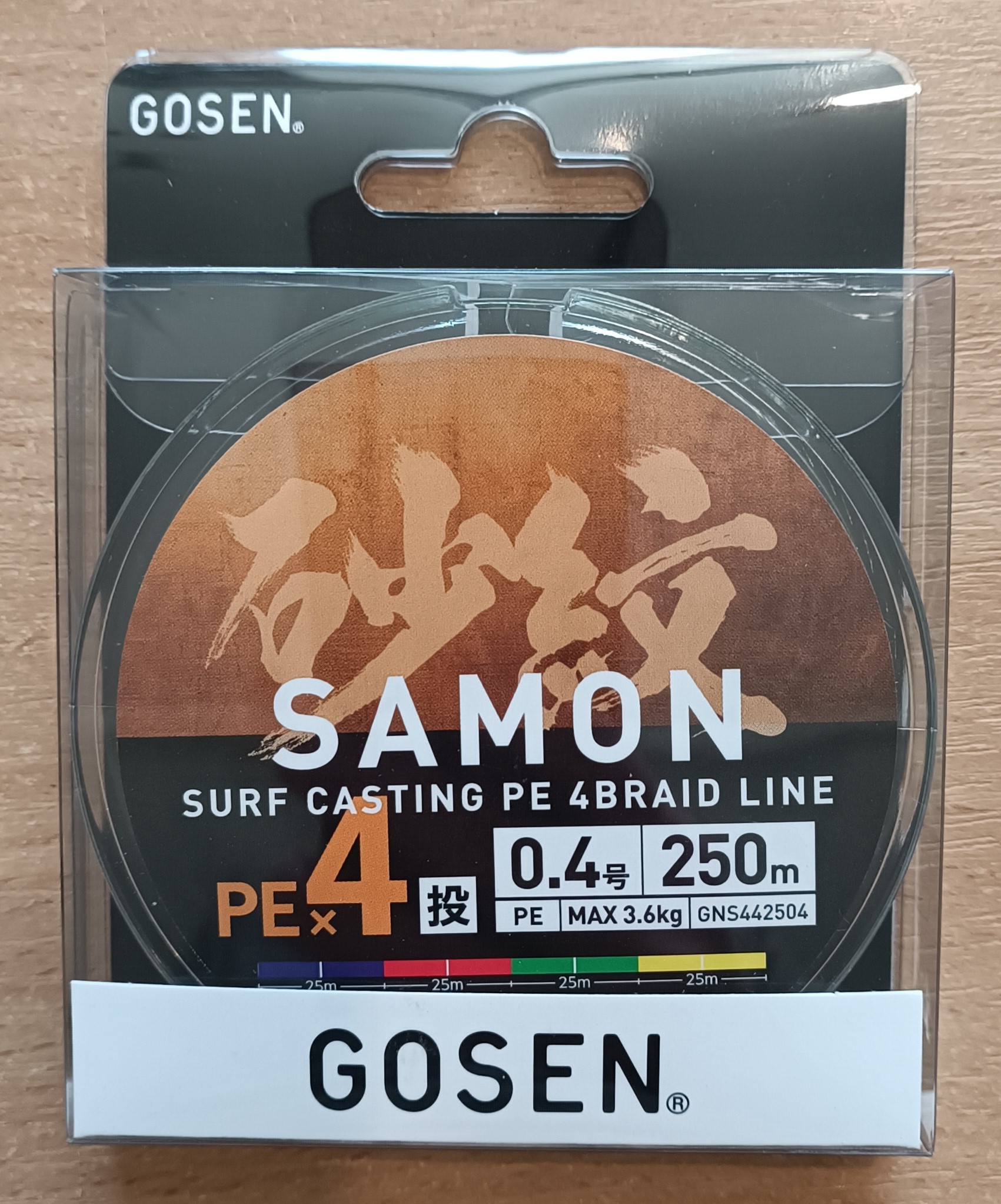 Плетеный шнур GOSEN SAMON PE X4