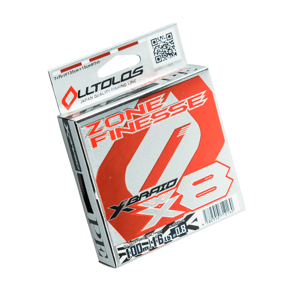Плетеный шнур YGK X-BRAID OLLTOLOS WX8 ZONE FINESSE