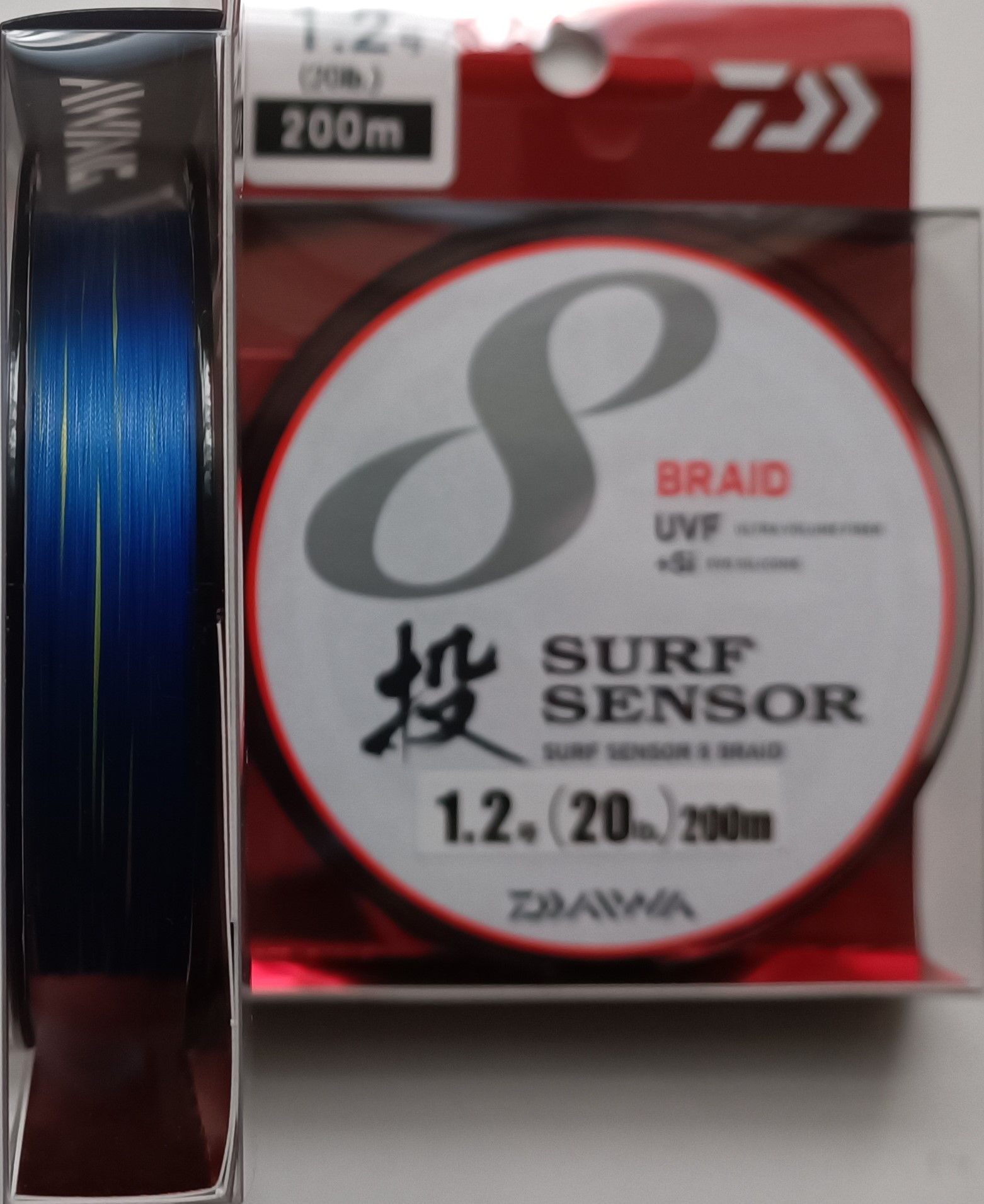 Плетеный шнур DAIWA UVF SURF SENSOR X8