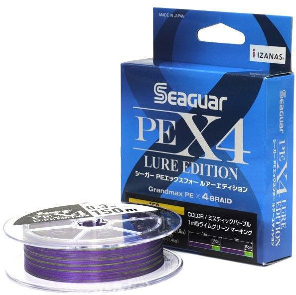 Плетеный шнур SEAGUAR PE X4 LURE EDITION