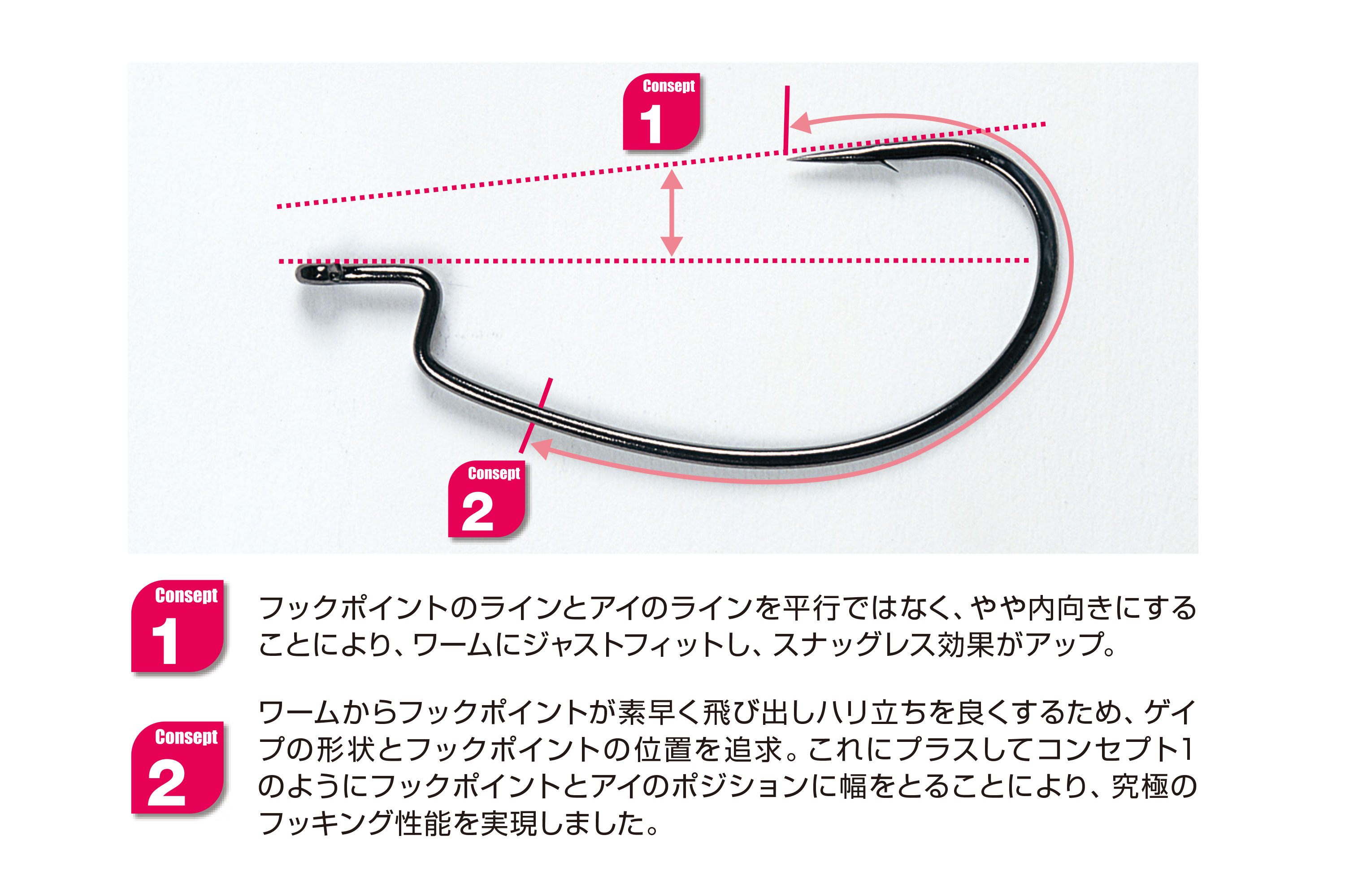 Рыболовный крючок DECOY KG HOOK WORM 17
