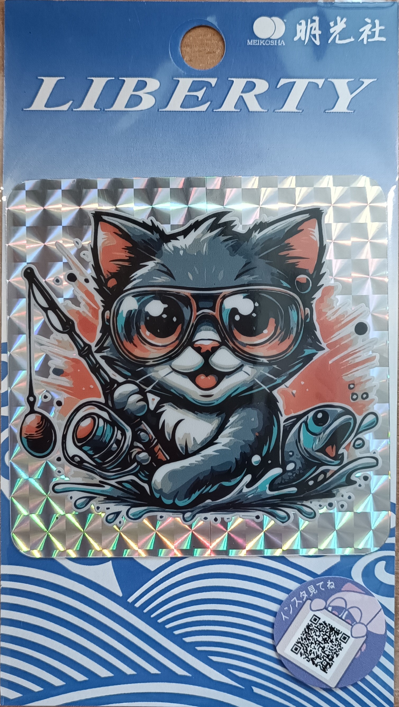 Наклейки MEIKOSHA LIBERTY FISHING STICKER