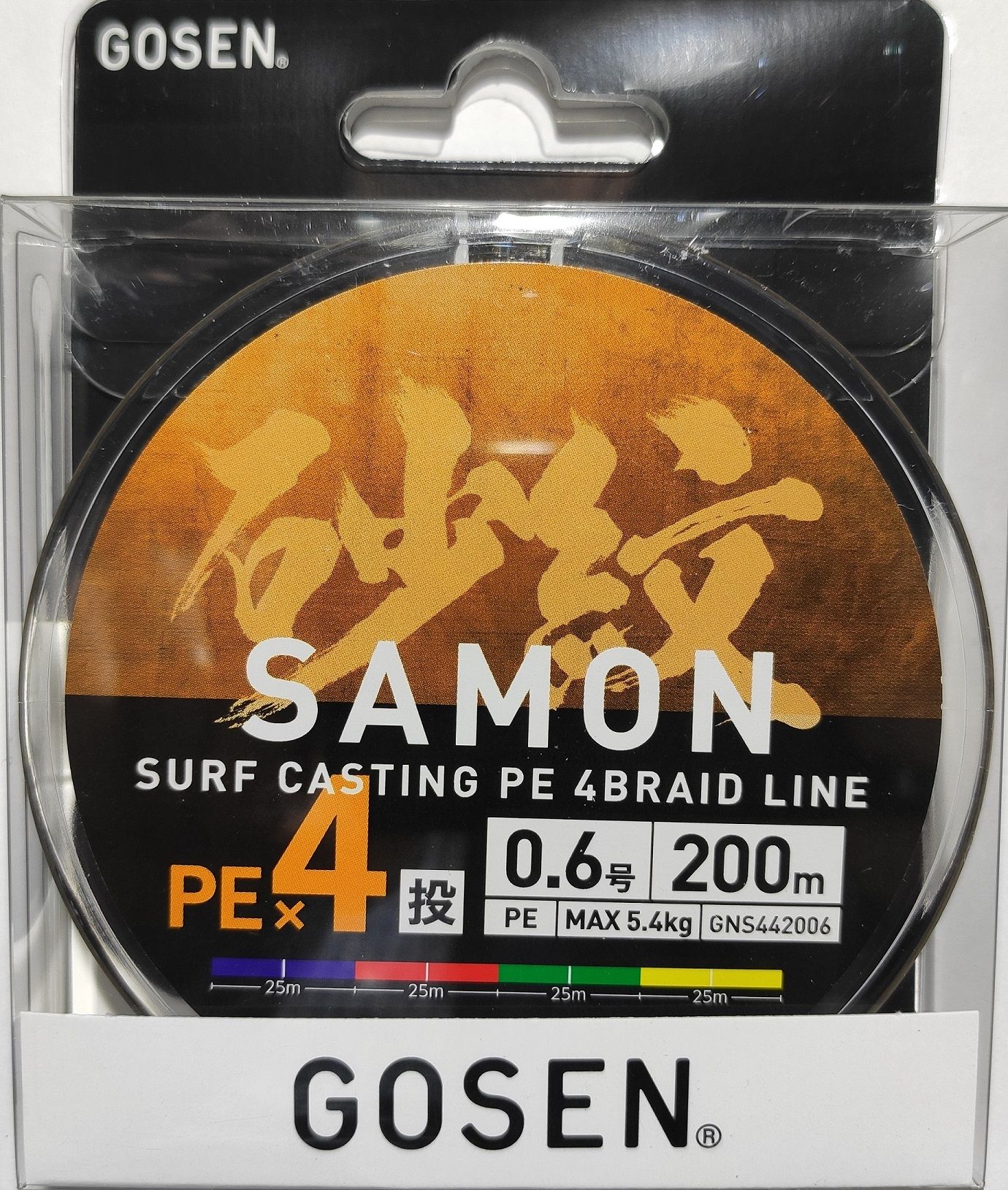 Плетеный шнур GOSEN SAMON PE X4