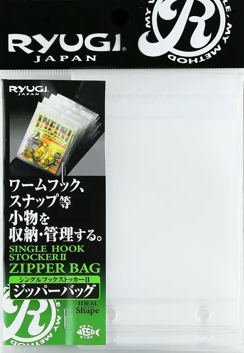 Запасные пакеты для крючков ZIPPER BAG для органайзера RYUGI SINGLE HOOK STOCKER II