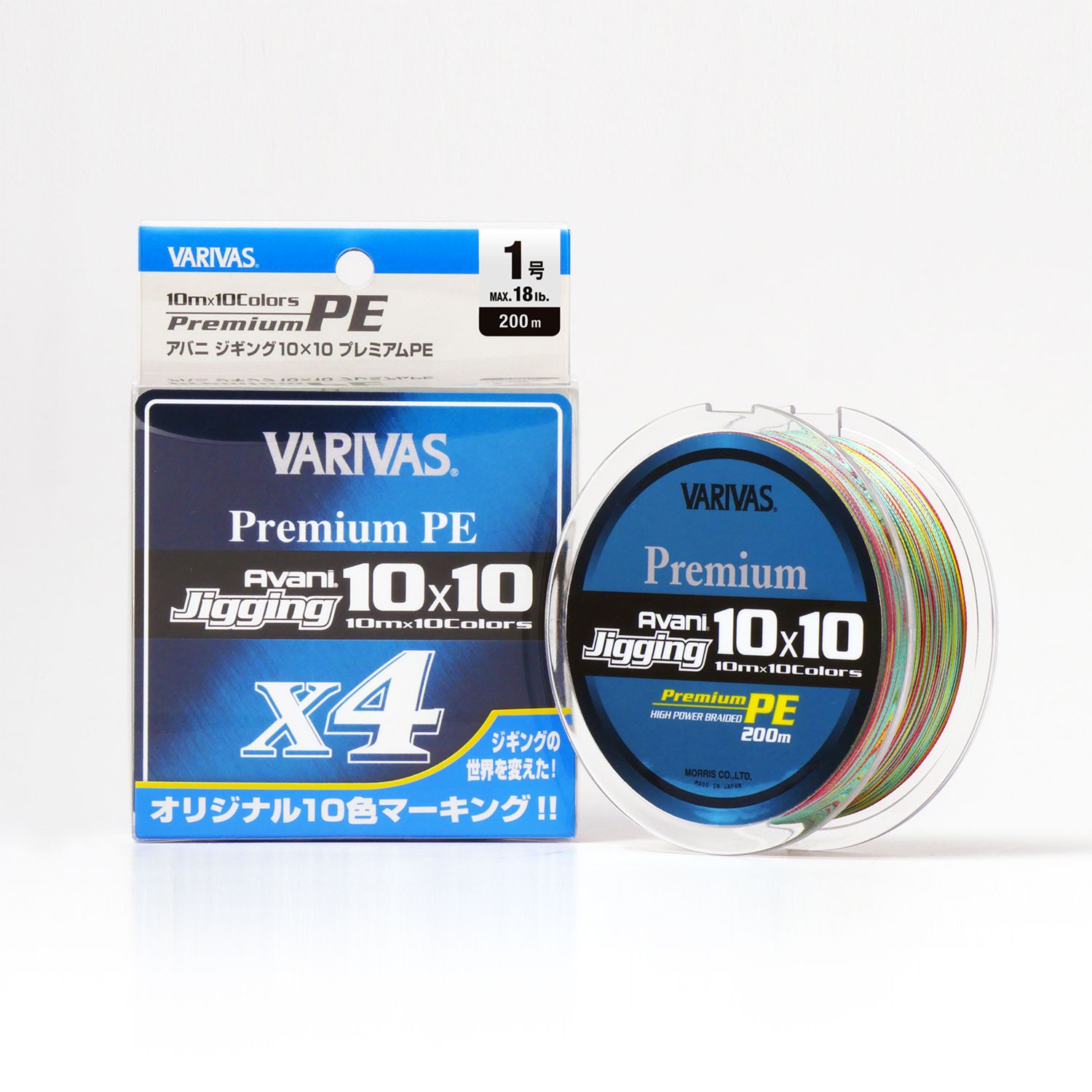 Плетеный шнур VARIVAS AVANI JIGGING 10X10 PREMIUM PE X4